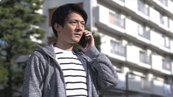 緊急のときは、助けをもとめようイメージ